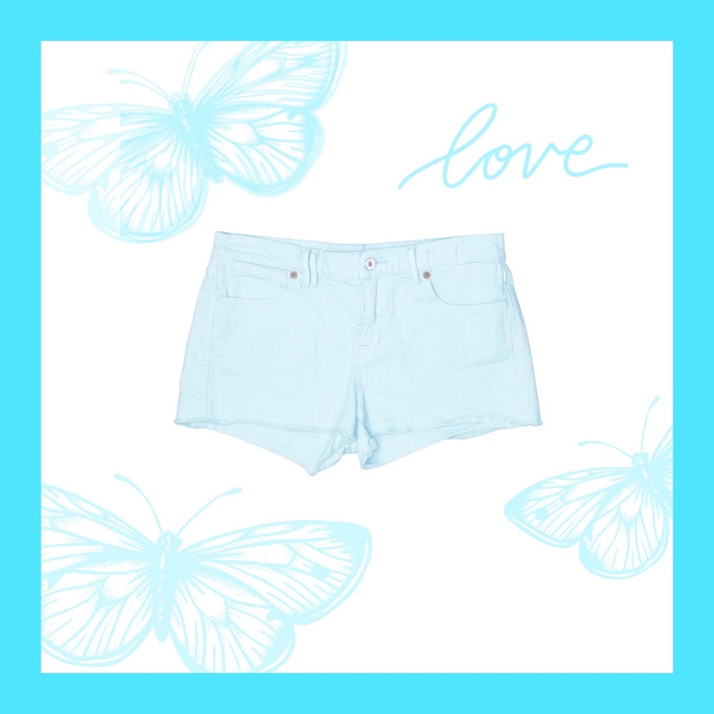 Madewell jean shorts Sz 28 Light Blue EUC